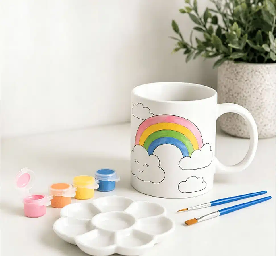 Paint Your Own Mug Rainbow