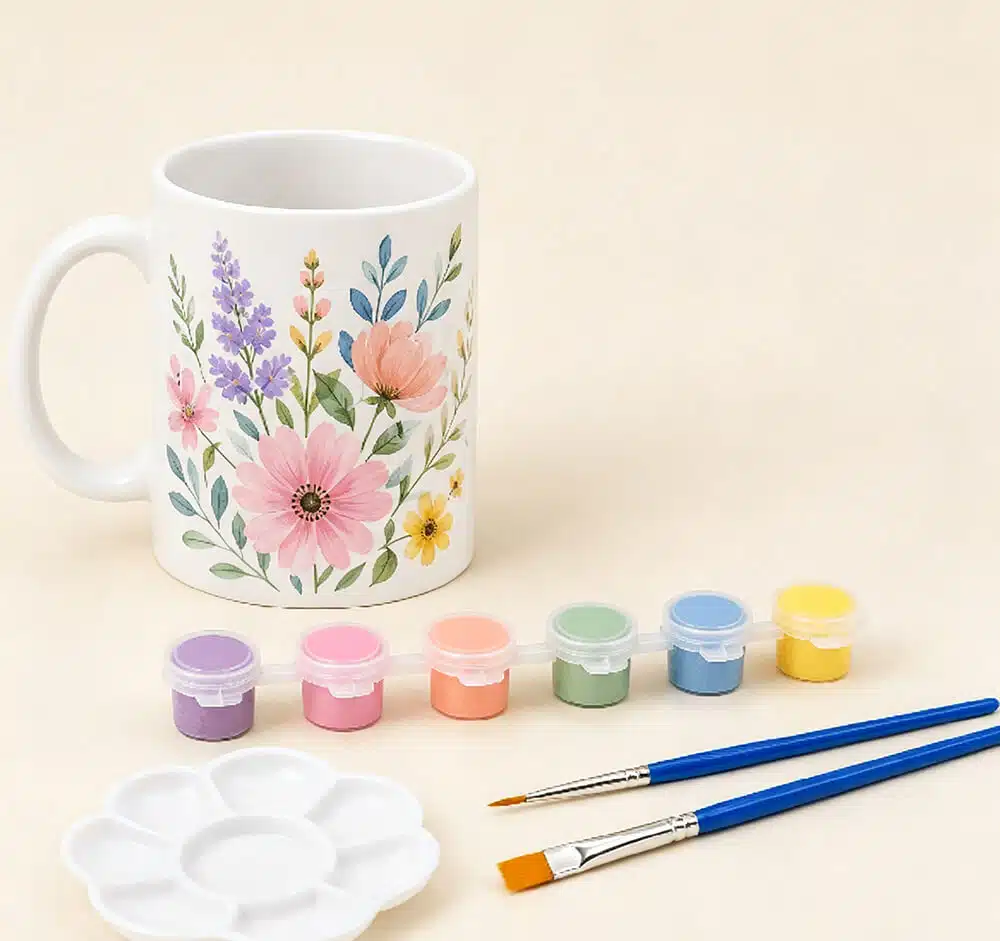Paint Your Own Mug flower