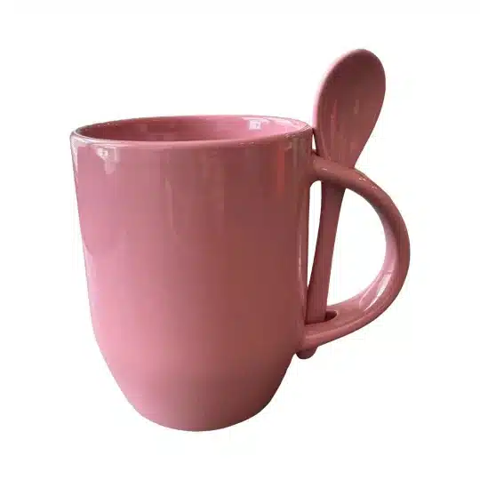 With spoon or lid Mug