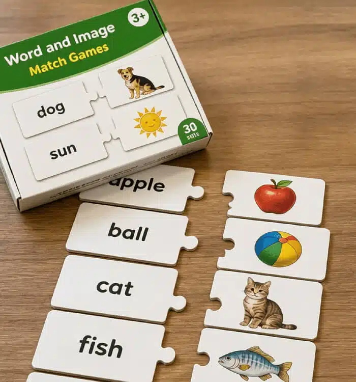 Word and image Match Up Games