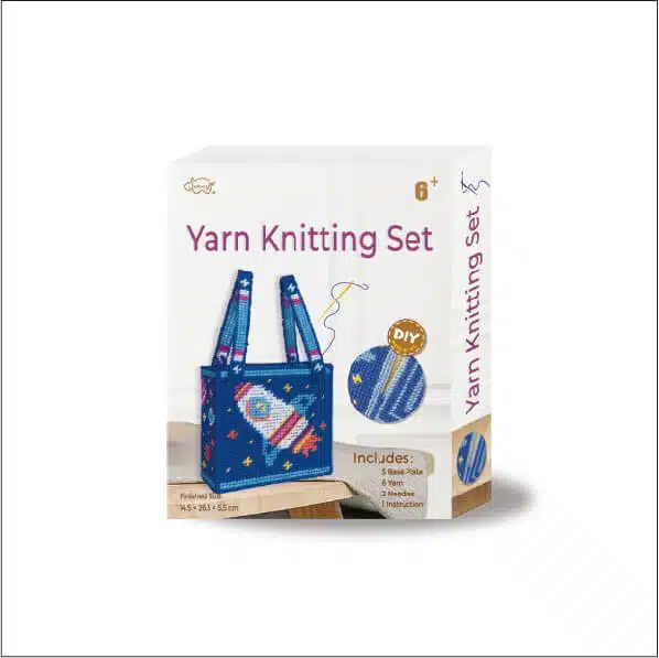 knitting crochet bag-spacecraft