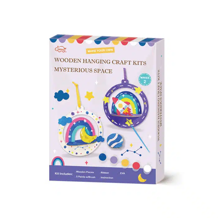 Wooden hanging craft kits