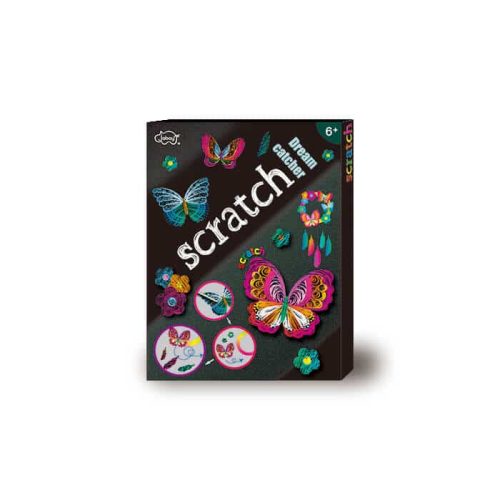 butterfly scratch art cards